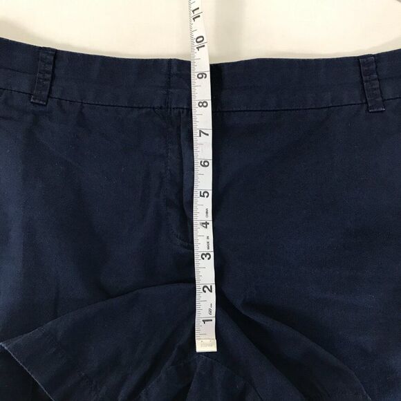 J. Crew Factory Broken-In Chino Short Women's Size 12 Blue 100% Cotton Summer - Picture 5 of 10